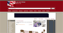 Desktop Screenshot of lawandorder.biz